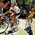 Andy Schleck w�hrend der 20. Etappe der Tour de France 2009